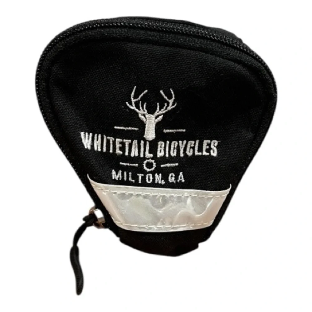 Whitetail Bicycles‎ Waterproof Saddle Bag Black Reflective Cycling Gear New